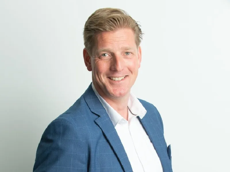 Jan Siep van den Bos, dagvoorzitter en presentator uit Sneek